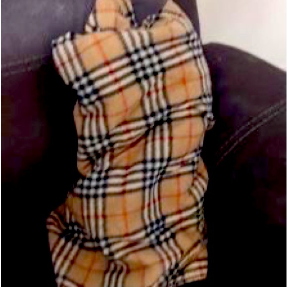 Other - Plaid Camel Black Red Tartan Throw Blanket